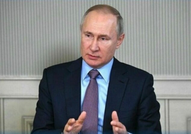 В. Путин, скриншот трансляции