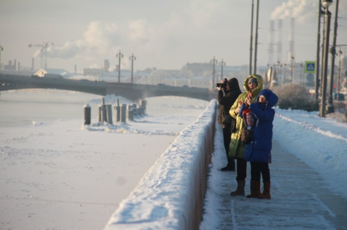    Более миллиона туристов посетили Петербург в новогодние праздники
