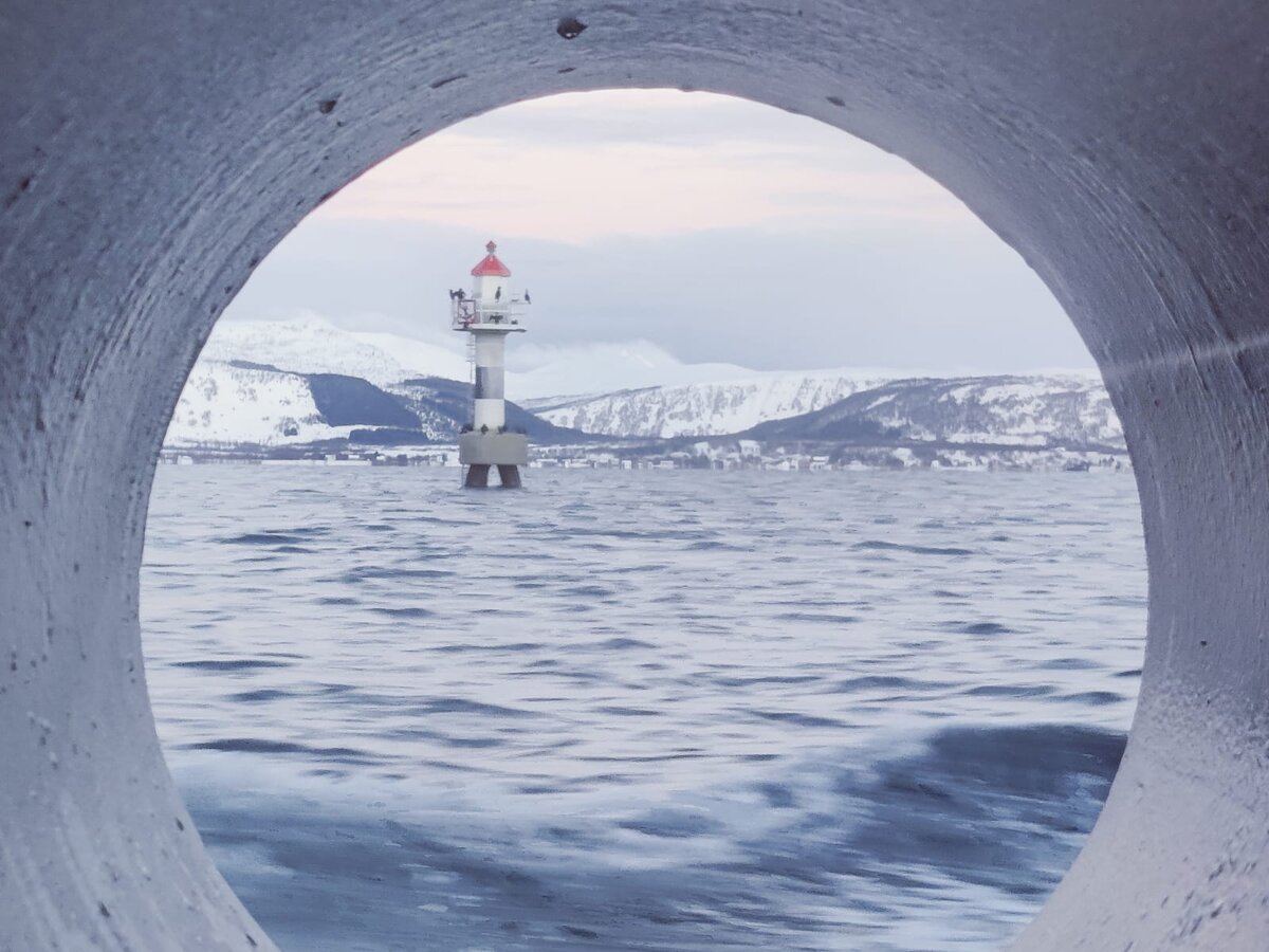 За бортом ледяная Норвегия. Фото автора