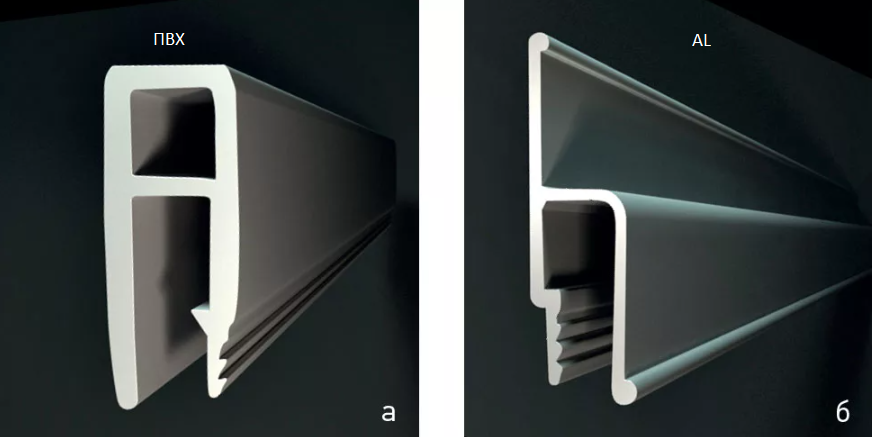 Профиль Пвх или Алюминий?
