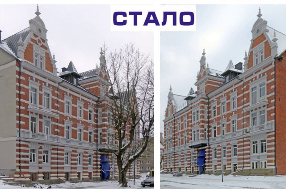    В Черняховске восстановили бывший доходный дом конца 19 века