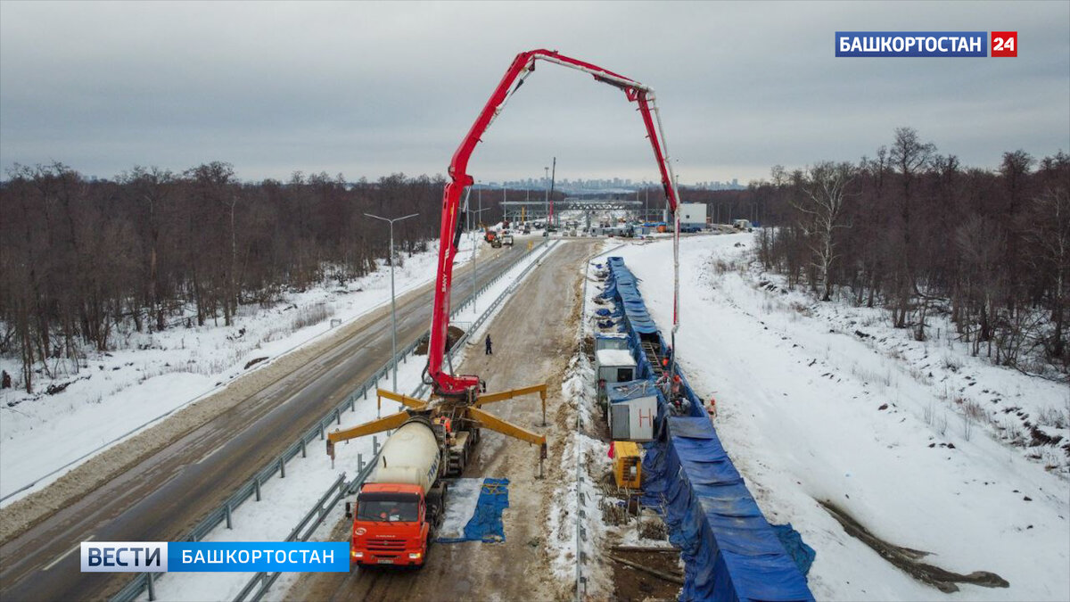    На Восточном выезде в Уфе включили фонари