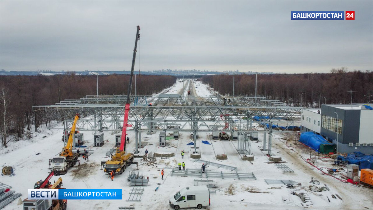    На Восточном выезде в Уфе включили фонари