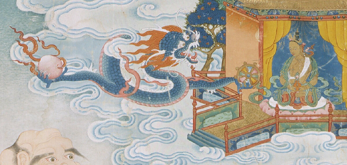 - Я вам дхармачакру принёс. Фрагмент танки. Эл. ресурс URL: https://www.himalayanart.org/items/58966