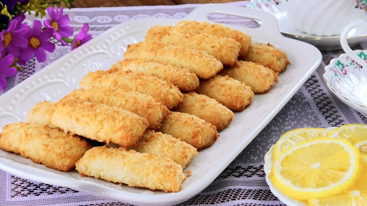 Печенье кокосовое песочное