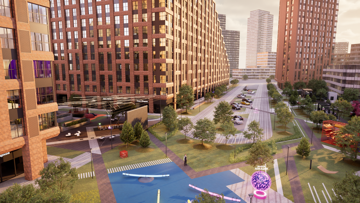 Пример 3D-проекта от PLAYESTATE