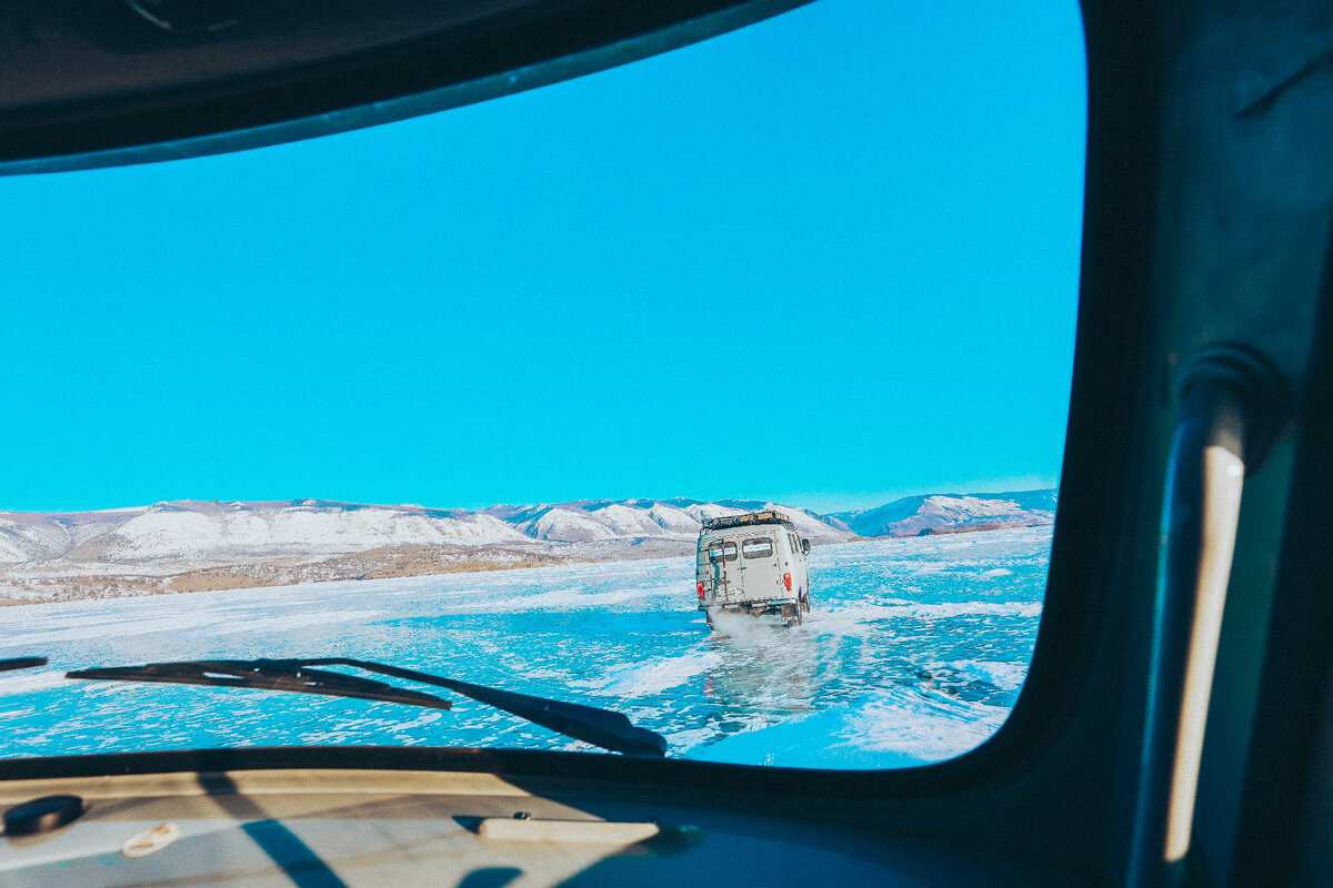 Буханки, самый распространенный транспорт на Байкале