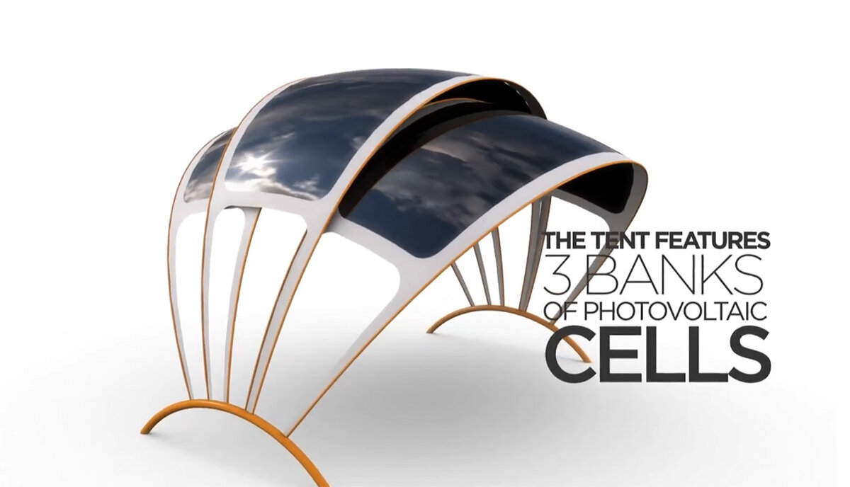 Палатка Orange Solar Tent