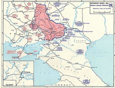 Боевые действия с 7 мая по 23 июля 1942 года 