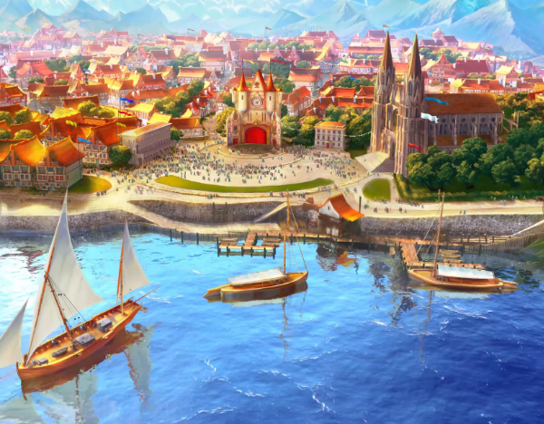 Город Винета на острове Винета (Готланд). Источник: Яндекс-картинки.