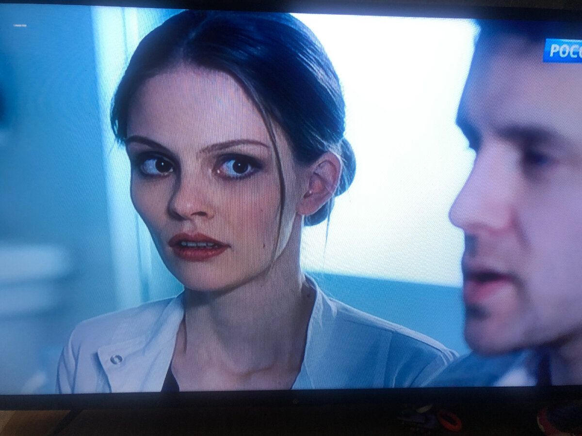 фото автора с экрана телевизора