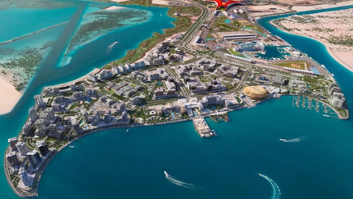 Южная часть Yas Island