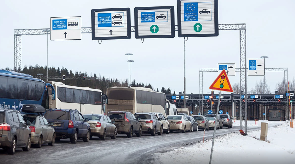 Обстановка на границе с Финляндией.
