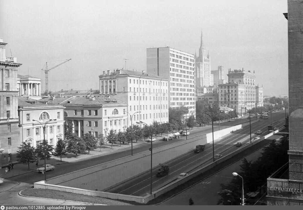 Улица Чайковского, 1967 год. Автор Иван Денисенко.