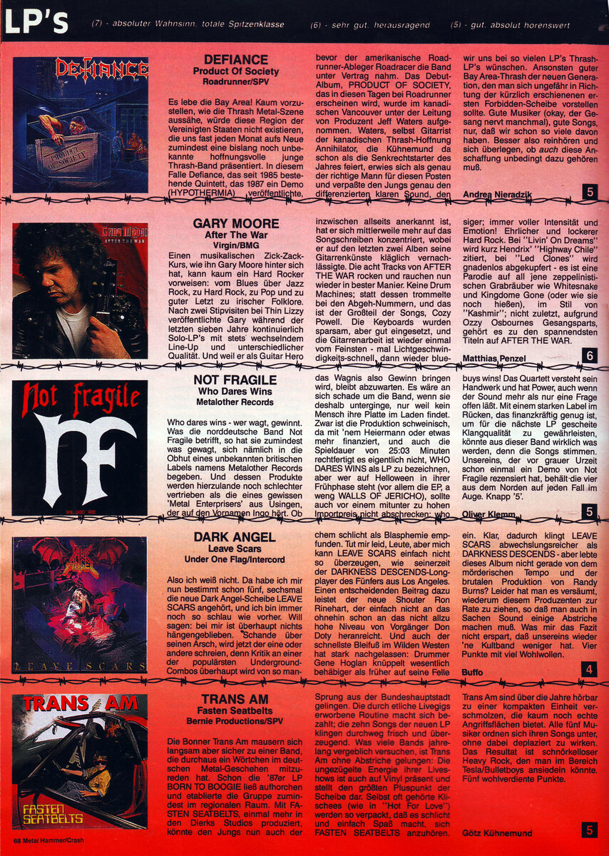 Страница журнала Metal Hammer