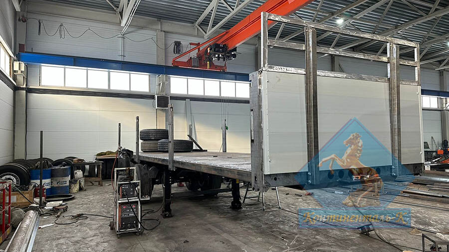 Изготавливаем бортовой полуприцеп под Заказчика