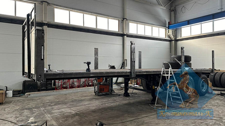 Сборка полуприцепа под перевозку опасных грузов