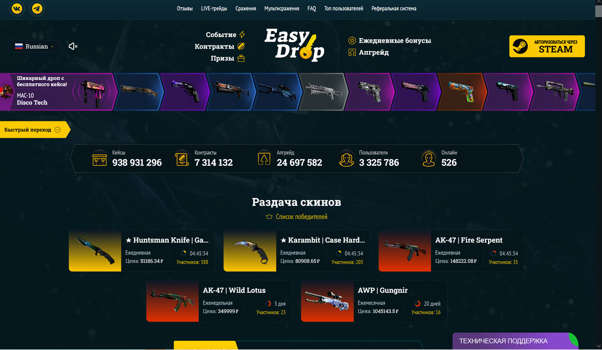 EasyDrop - кейсы CS 2, обзор изидроп и где брать промокоды | Быстрый  заработок в интернете | Дзен