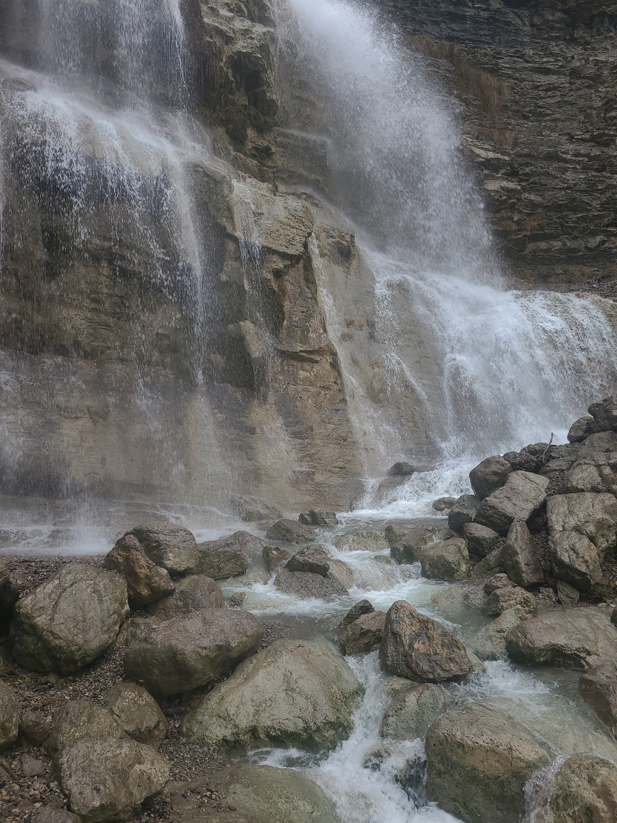 Водопад Учан Су. Всегда полноводный в ноябре-декабре