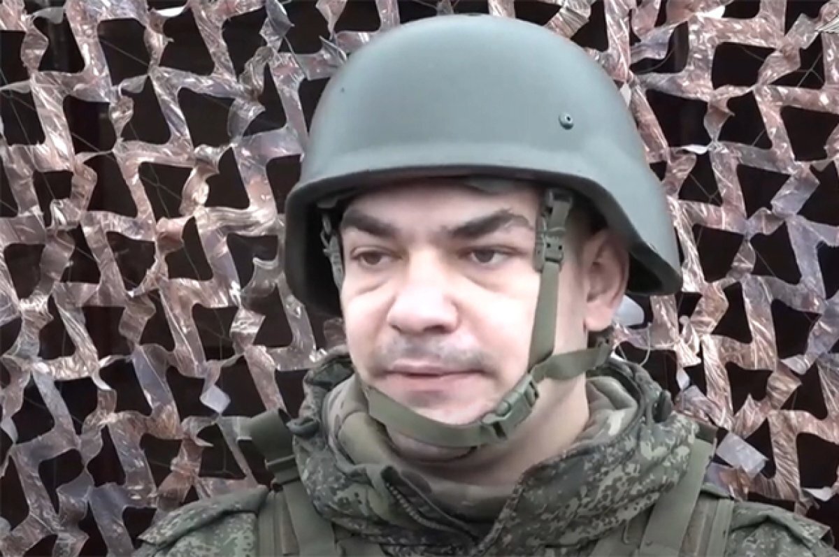    Старший матрос морской пехоты пулеметчик Арсений Морозов.