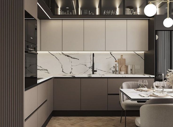 Пудровая КУХНЯ