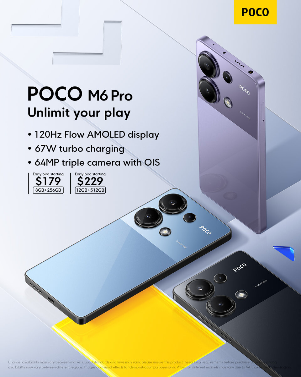 Смартфон poco c65 6 128gb