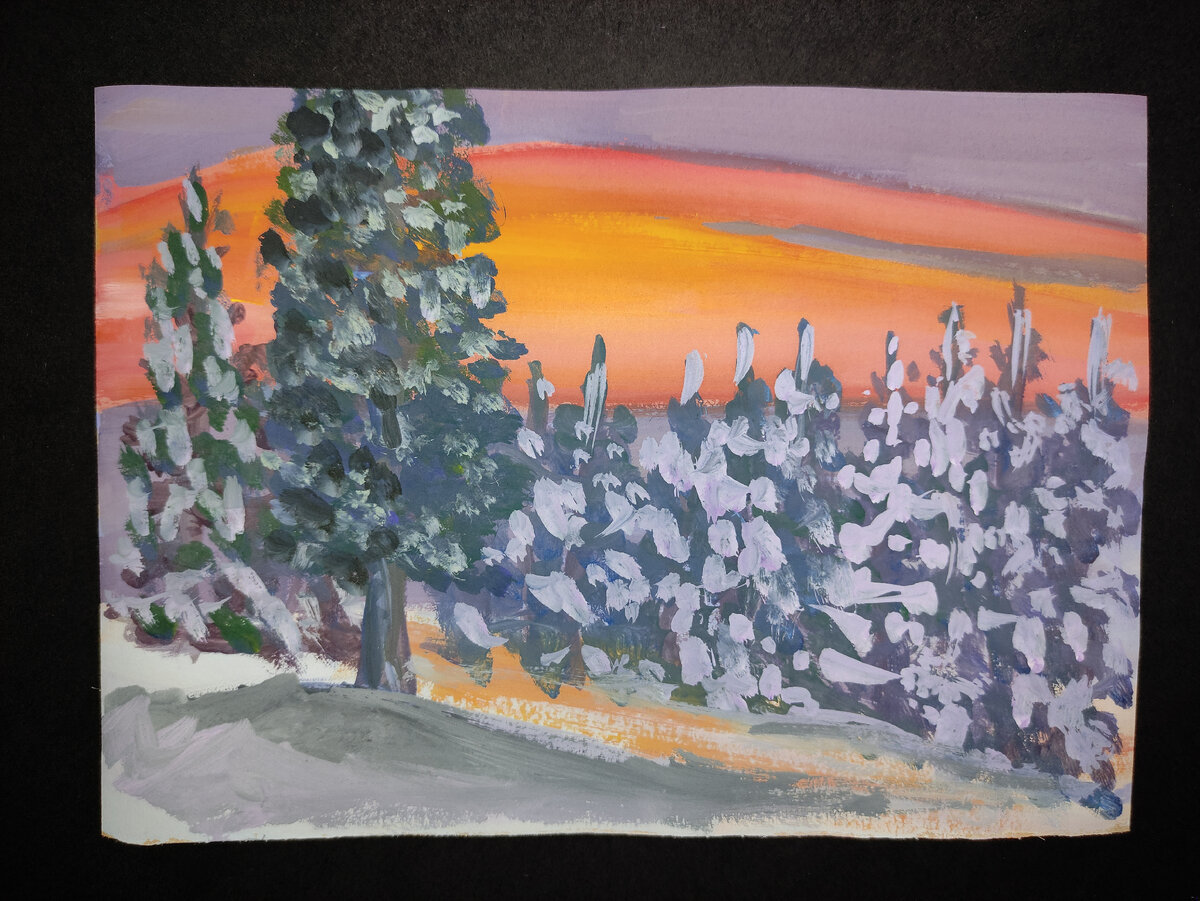 А я продолжаю учиться рисовать. Кстати, рисование - одна из проработок напряженной Луны.