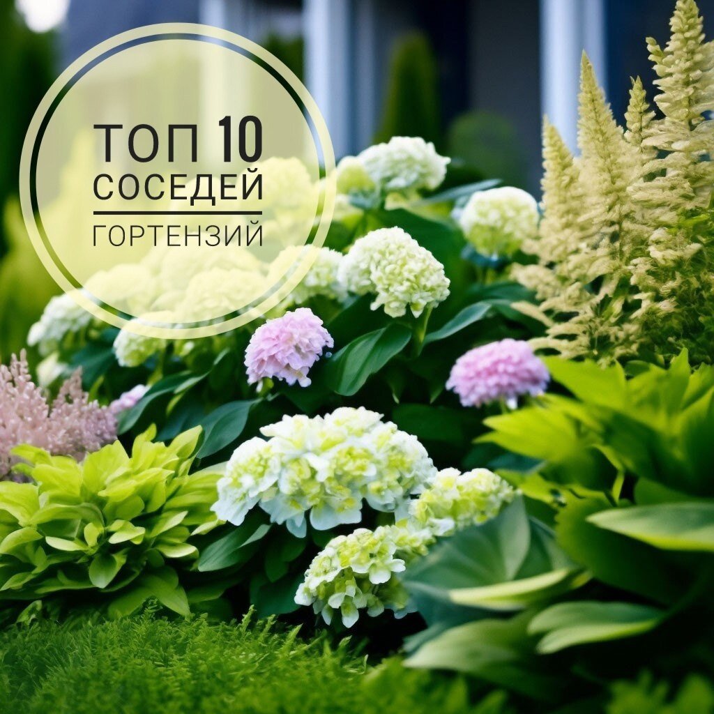 Топ 10 хороших соседей гортензий | Питомник Гортензия Viva | Дзен