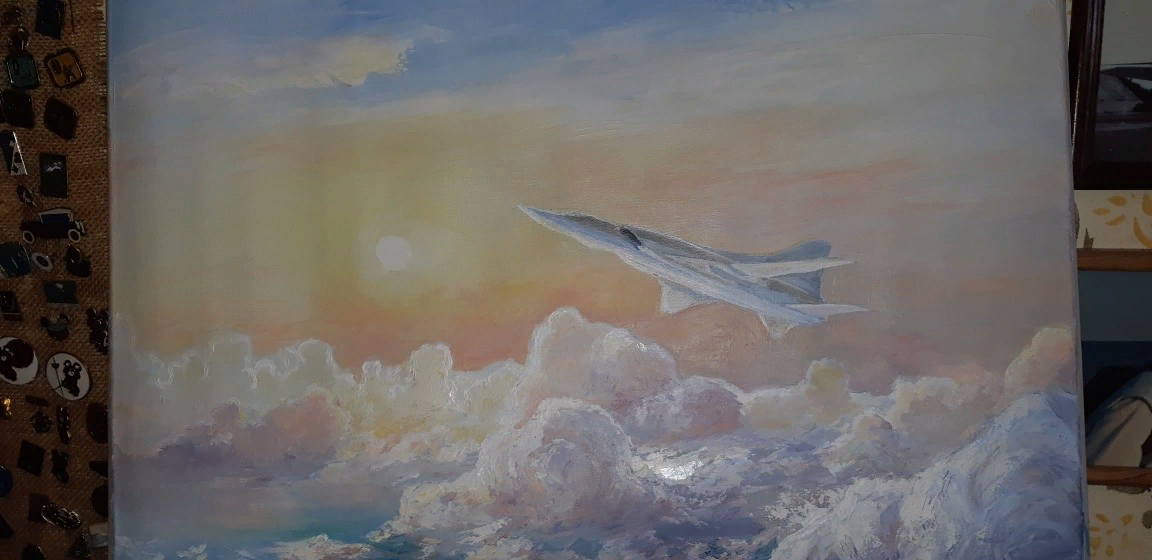 На фото - картина, нарисованная художником Анатолием Белянкиным по мотивам моих рассказов.