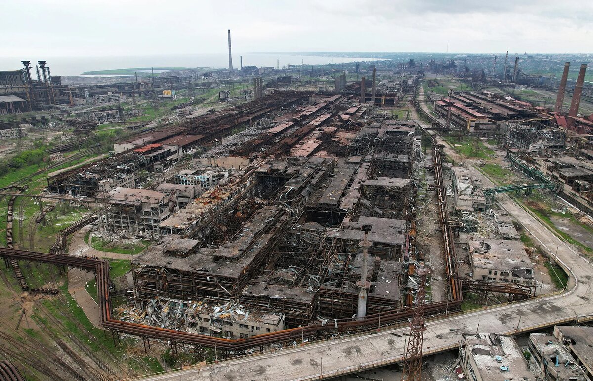 Завод азовсталь в мариуполе