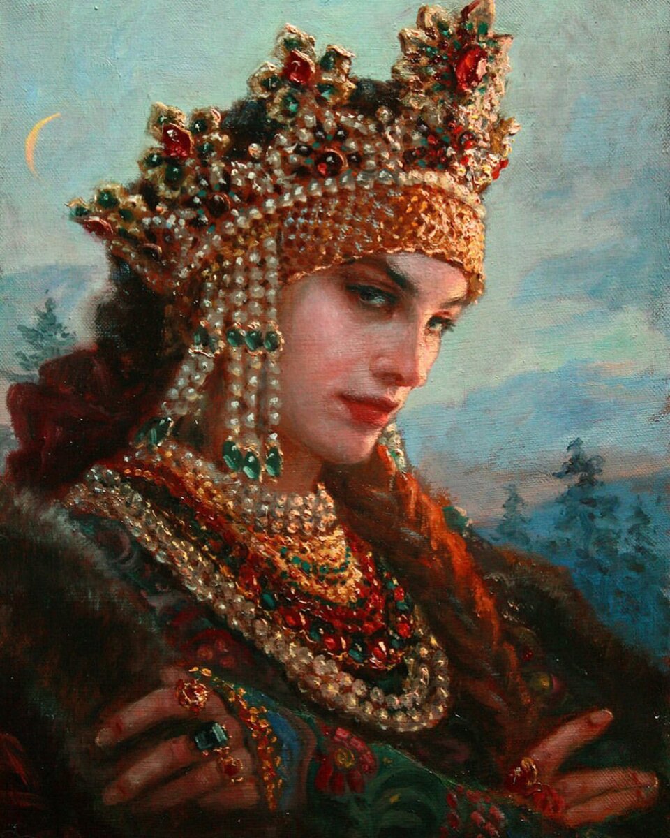 Художник А.Шишкин (картина, подходящая под образ Рогнеды)