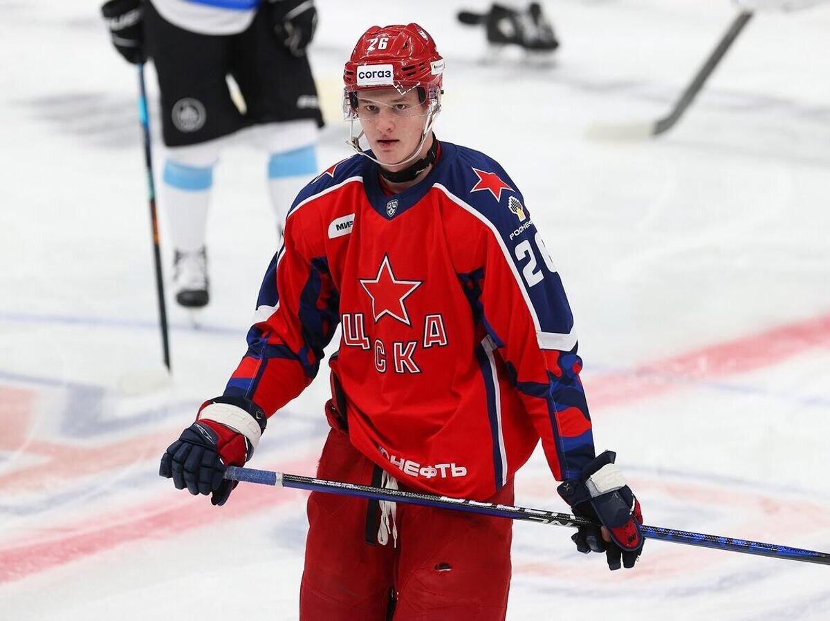    Нападающий ЦСКА Кирилл Долженков© Фото : Пресс-служба ЦСКА