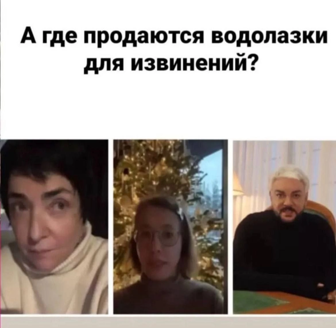 Один из мемов про водолазки на просторах интернета