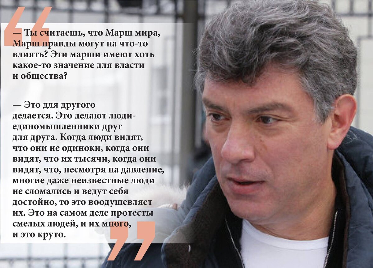Речь настоящего лидера оппозиции Бориса Немцова, убитого режимом 