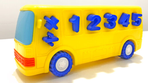 Учим Цифры с игрушечным Автобусом | Лучшие обучающие Игрушки для детей