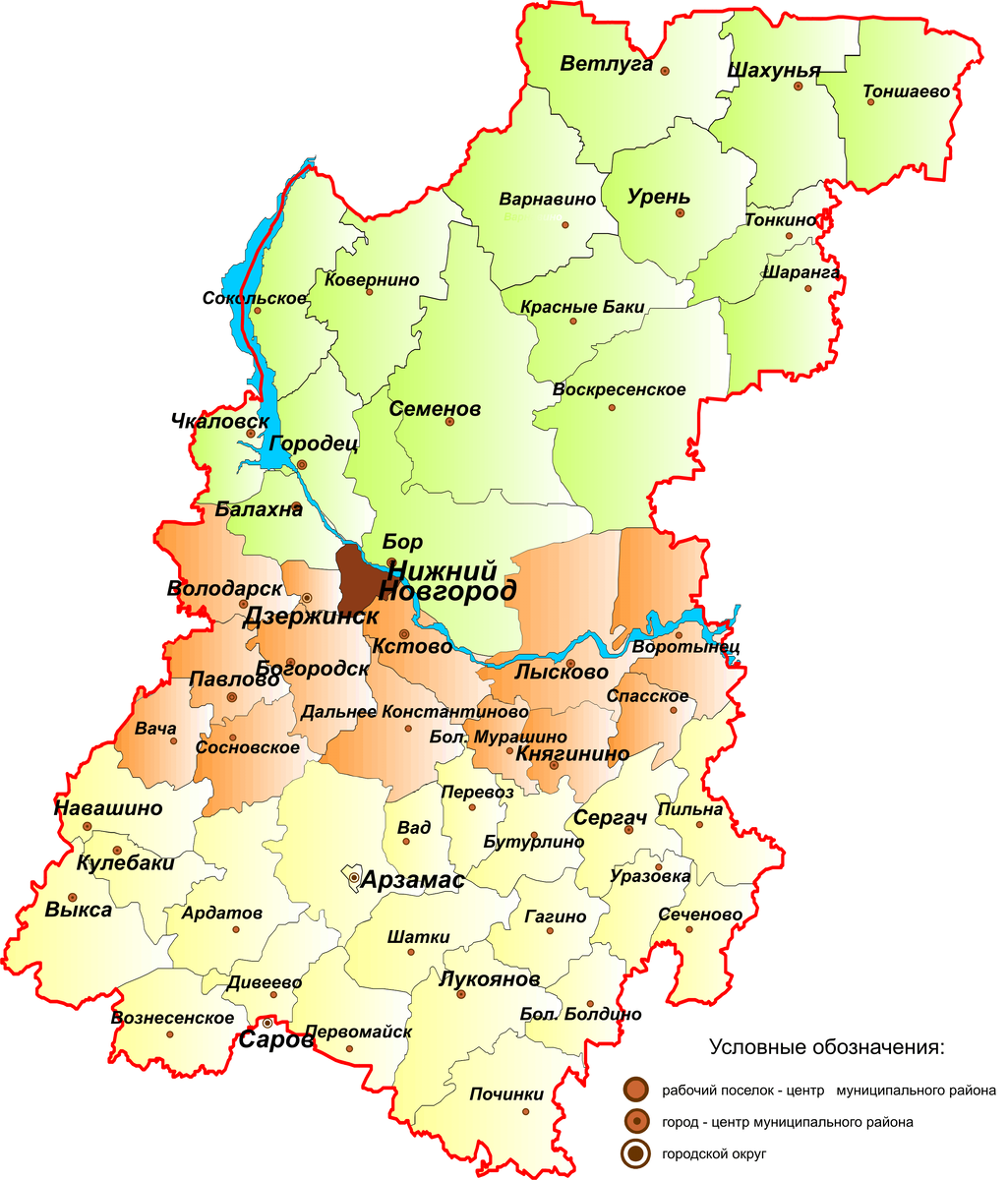 Самая нормальная карта Нижегородской области на "Яндекс.Картинки".