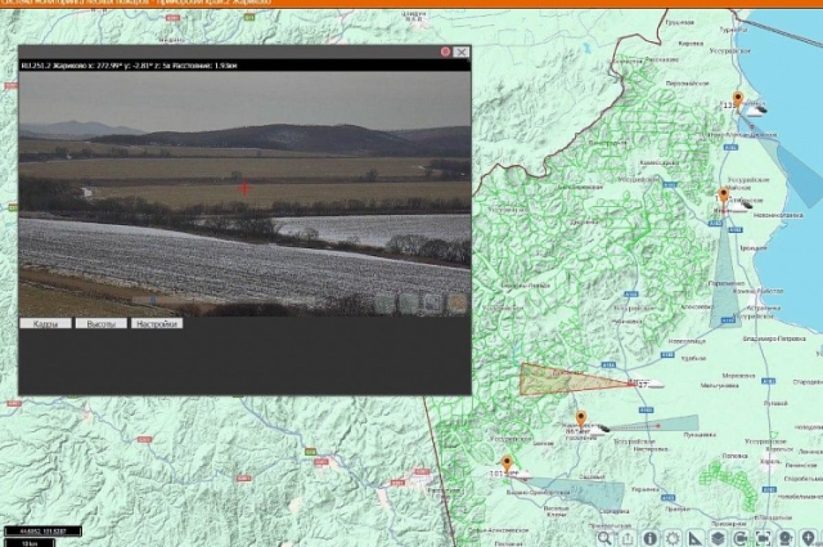    Искусственный интеллект будет мониторить лесные пожары в Приморье