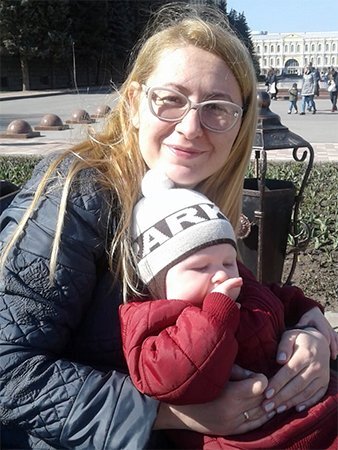 Елена с сыном