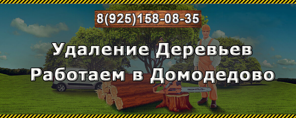 Удаление деревьев в Домодедово от 12.000.р