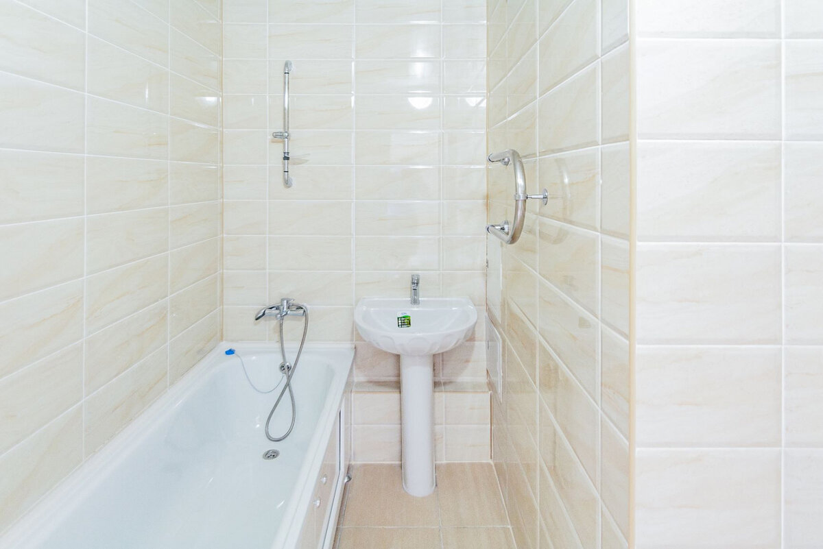 Ванная в доме по реновации. Фото с сайта Фонда Реновации