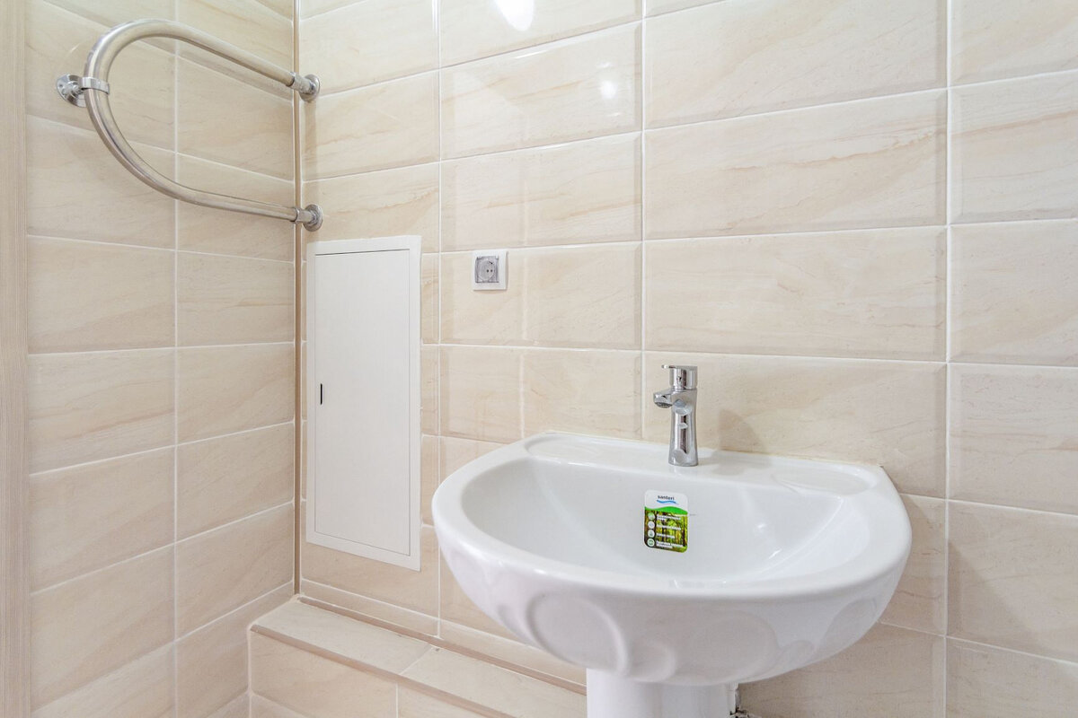 Ванная в доме по реновации. Фото с сайта Фонда Реновации