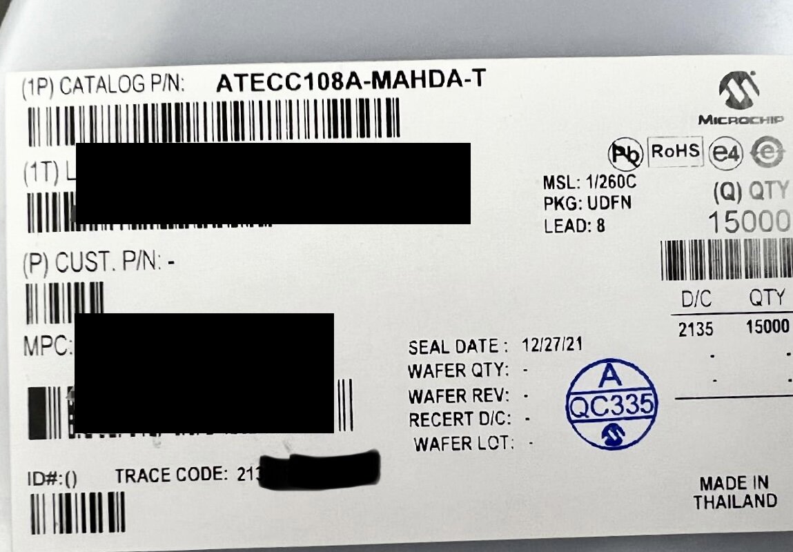 Microchip Series ATECC108A-MAHDA-T