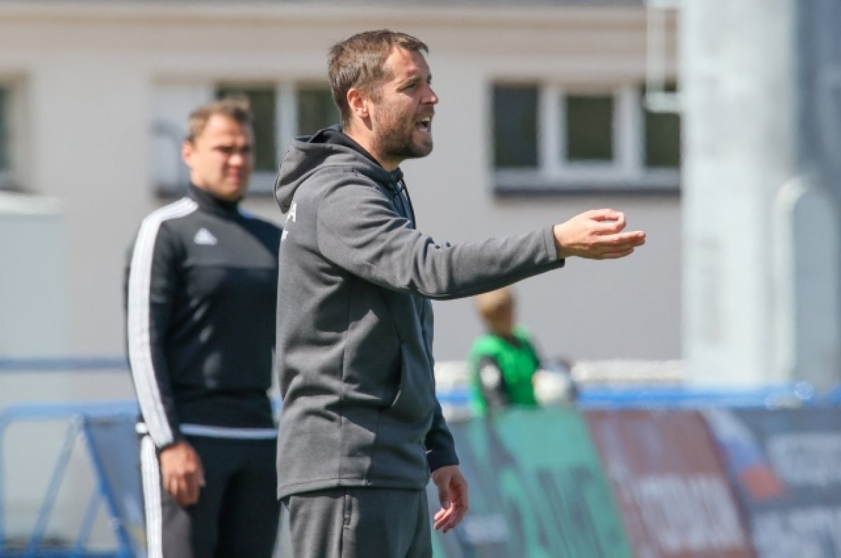    Дмитрий Комбасов на тренировке в 2023 году.