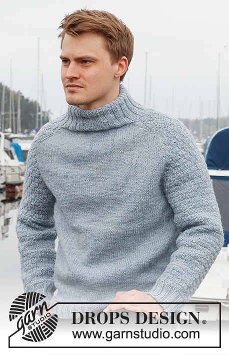 Связать мужской свитер по описанию - магазин пряжи Need to Knit