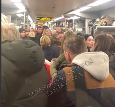 Пассажирам «Ласточки» Нижний Новгород – Москва пришлось ехать часть пути стоя