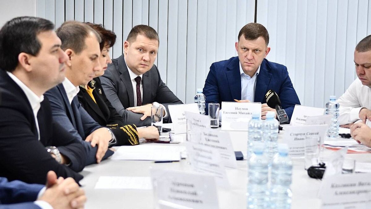    Глава Краснодара провел штаб по ликвидации последствий непогоды. Фото: пресс-служба администрации Краснодара