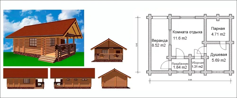 Крыльцо для бани сооружаем правильно