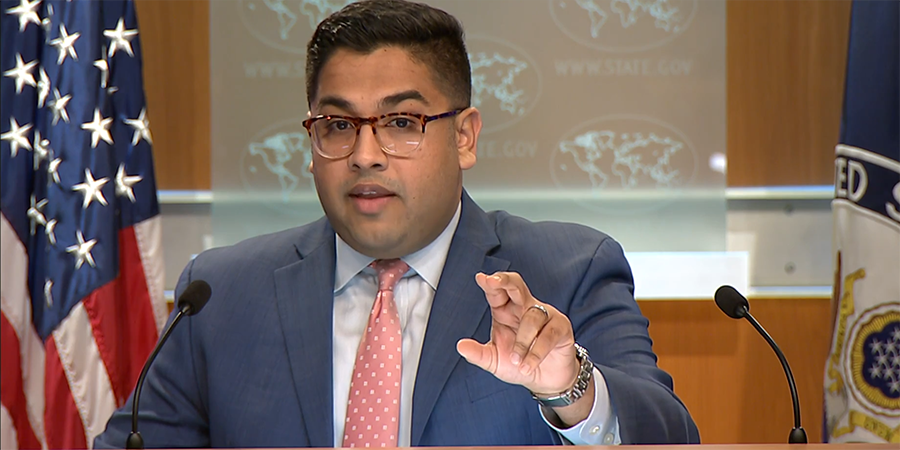 Источник: скрин с видео Госдепа США 
