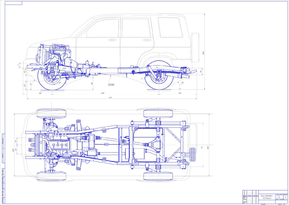 Удлиненная рама УАЗ Патриот 