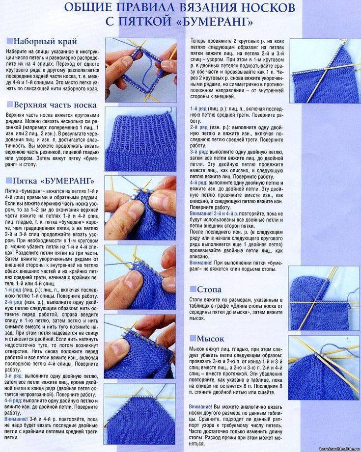 Носки детям схемы